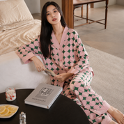 Pijama de mujer manga larga de dos piezas