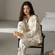 Pijama de mujer manga larga de dos piezas