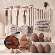 Set completo de brochas de maquillaje con esponjas - Dressygt