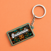 Llavero turístico de Guatemala