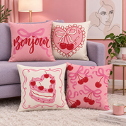 Set de 4 fundas pequeñas para cojín