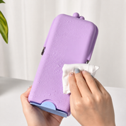 Case de silicona para brochas de maquillaje