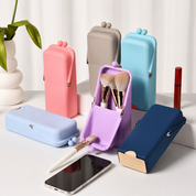 Case de silicona para brochas de maquillaje