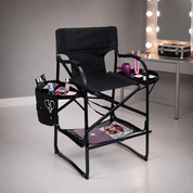Silla plegable para maquillista profesional