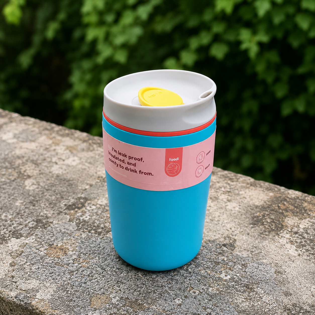 Vaso de acero inoxidable con tapa aislada