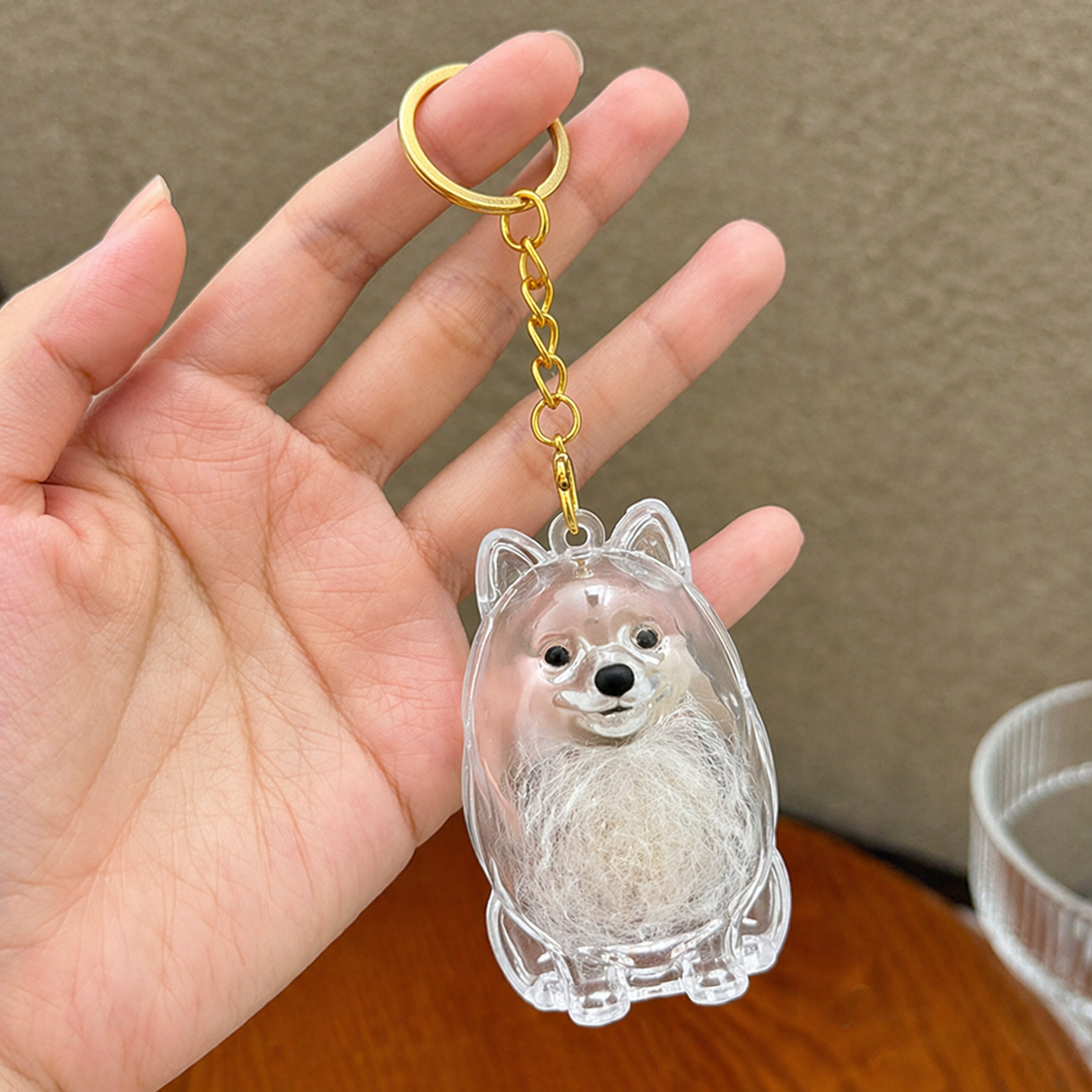 Llavero de recuerdo para pelo de perro - Dressygt
