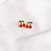 Aretes pequeños de cerezas - Dressygt