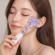 Masajeador facial de vidrio con diseño de corazón - Dressygt