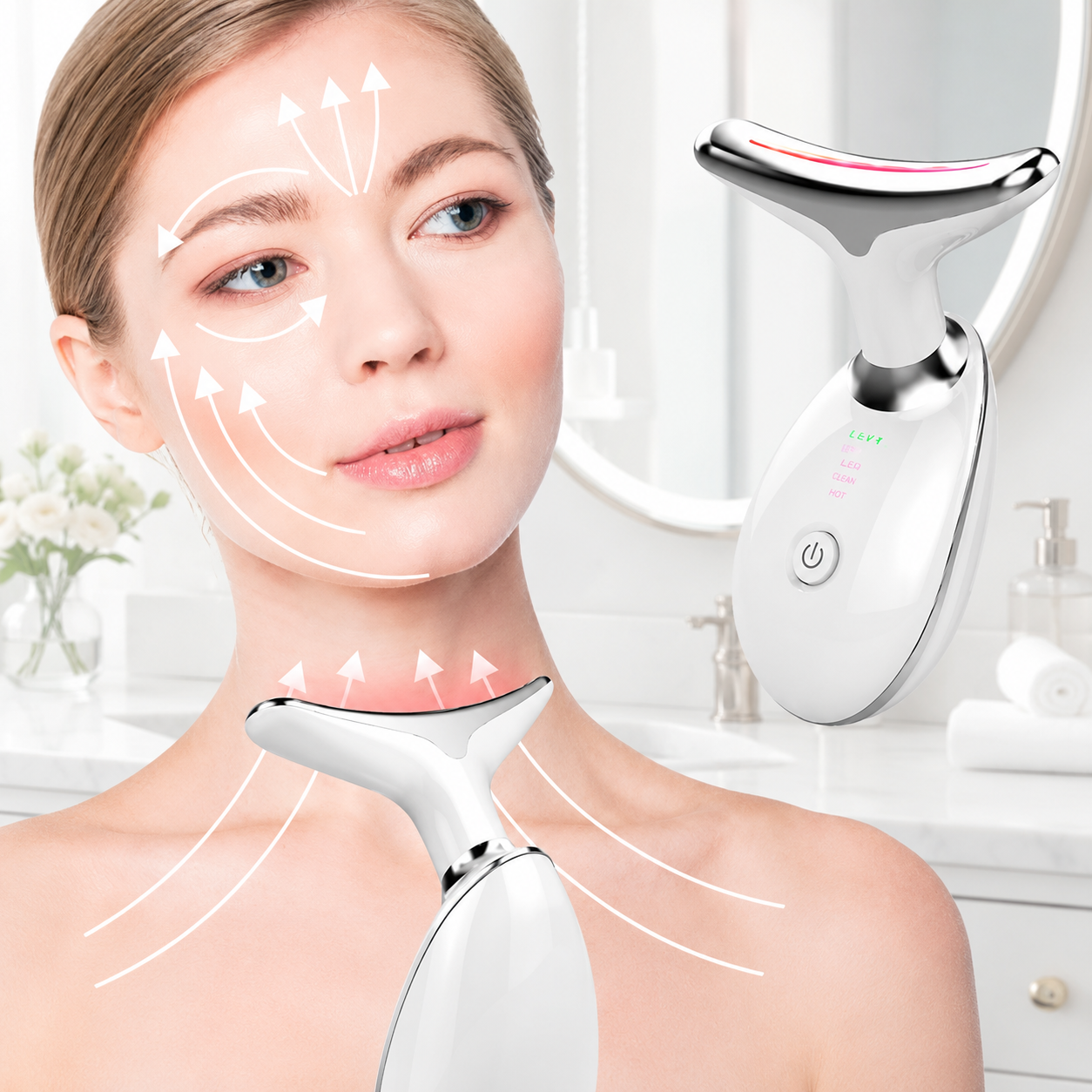 Masajeador facial con Luz LED - Dressygt