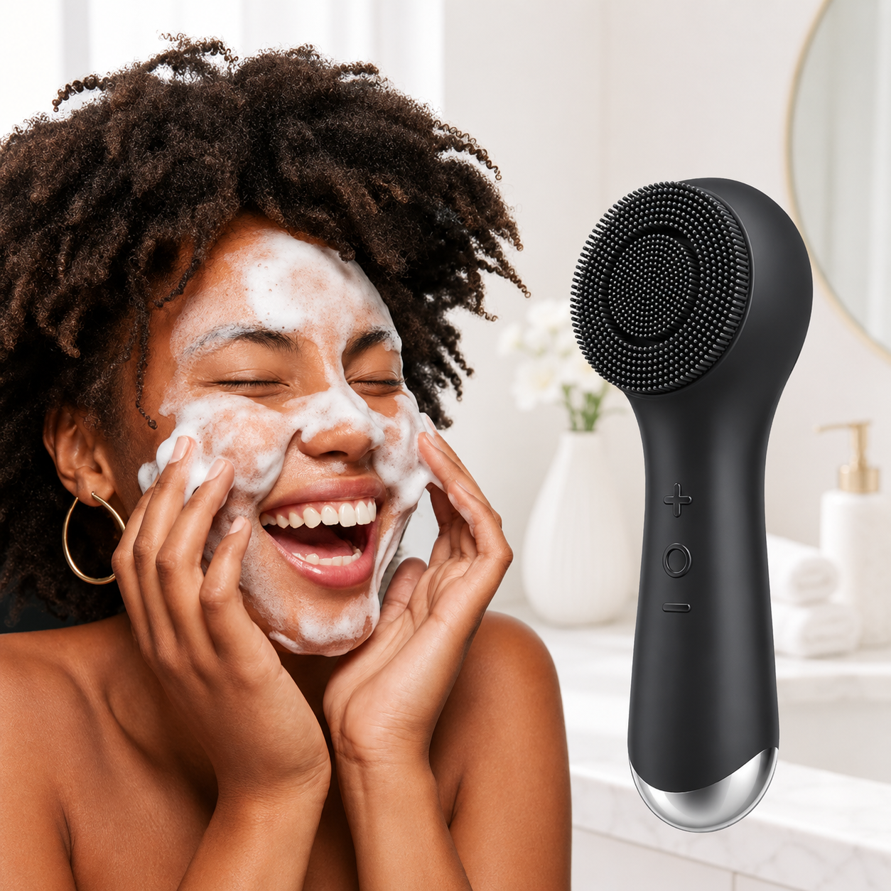 Cepillo limpiador facial eléctrico - Dressygt