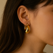 Aretes chunky dorados - Dressygt