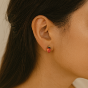 Aretes mini de fresas - Dressygt