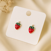 Aretes mini de fresas - Dressygt