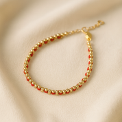 Pulsera roja de acero inoxidable - Dressygt