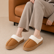 Pantuflas cozy con interior de felpa suave