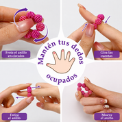 Set de 5 anillos sensoriales antiestrés