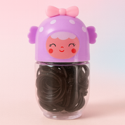 Frasco kawaii con ligas para el cabello - Dressygt