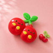 Juguete antiestrés squishy de cerezas