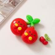 Juguete antiestrés squishy de cerezas