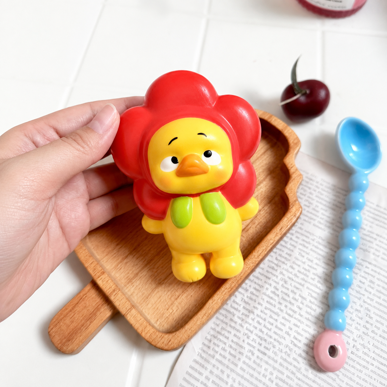 Juguete antiestrés squishy de patito