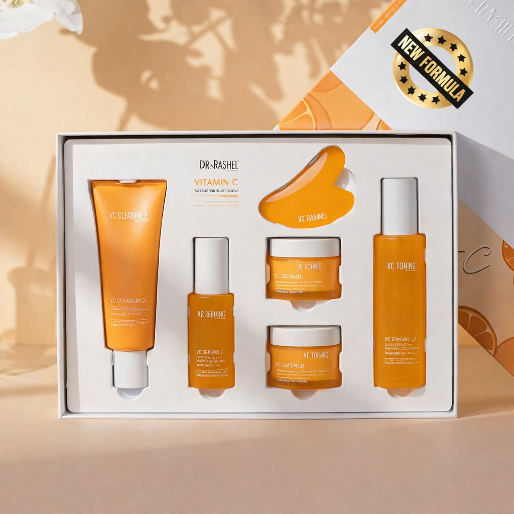 Set de rutina facial con vitamina C Dr. Rashel - Dressygt
