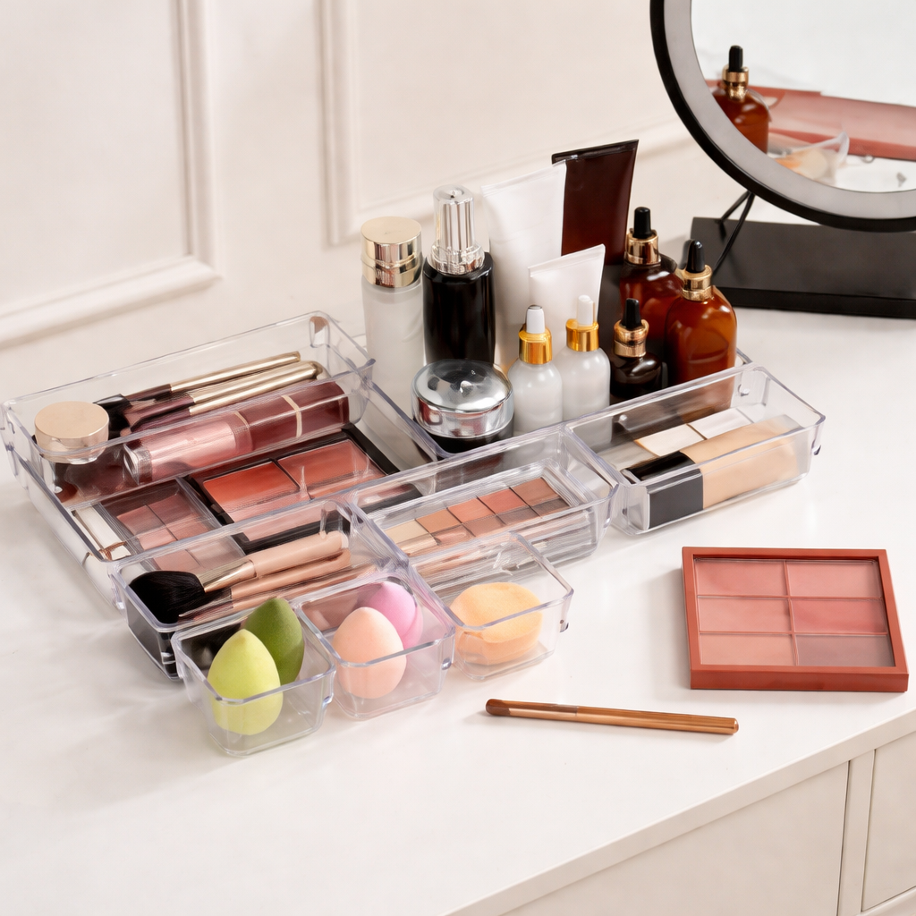 Set de 25 organizadores transparentes para gaveta - Dressygt