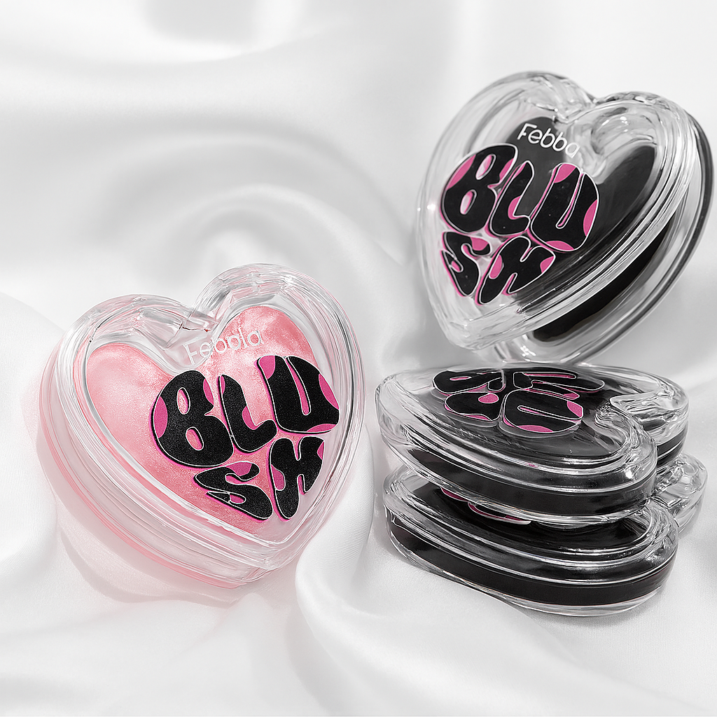 Blush de corazón de Febble