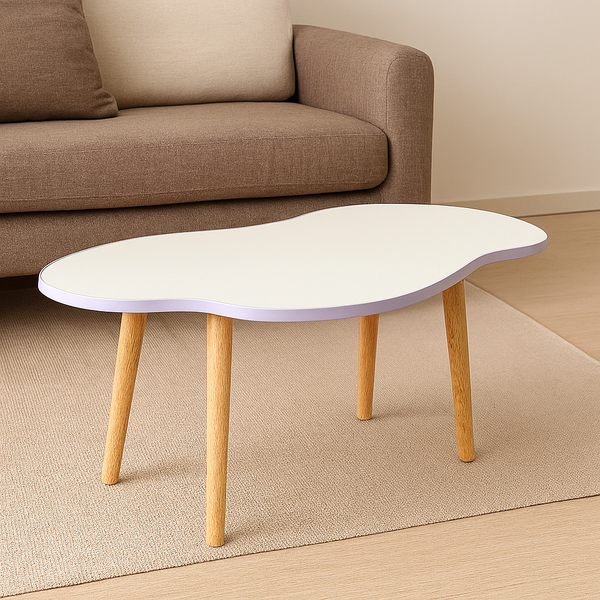 Mesa con diseño irregular