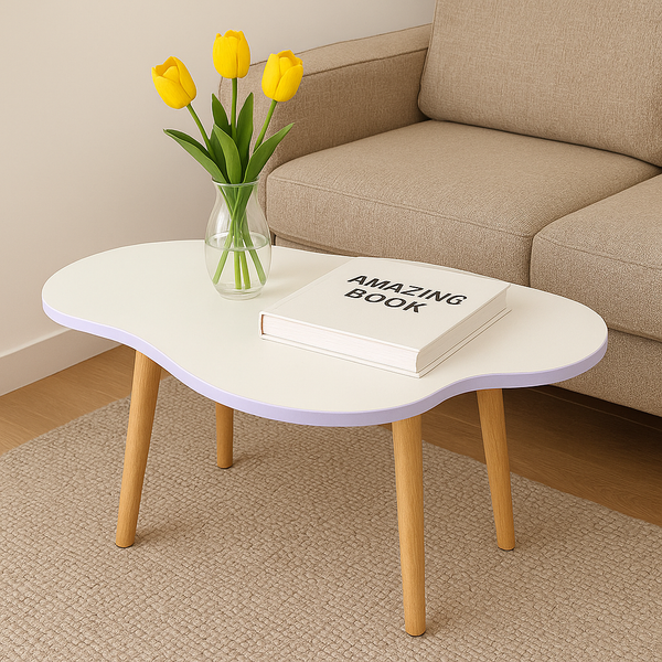 Mesa con diseño irregular