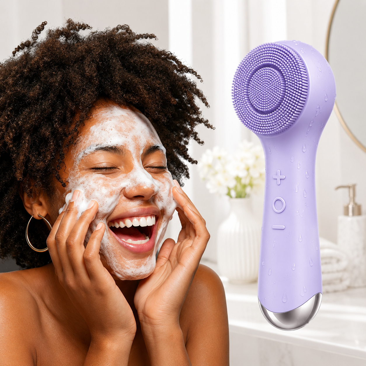 Cepillo limpiador facial eléctrico - Dressygt