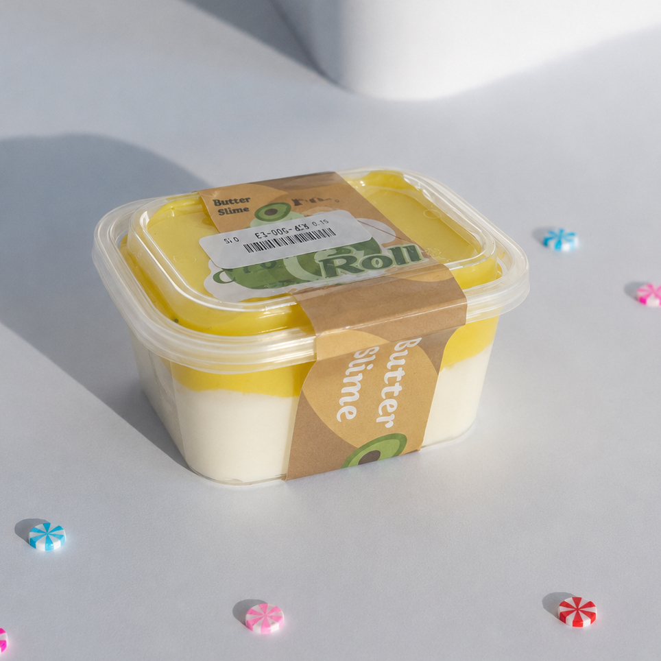 Slime moldeable tipo mantequilla