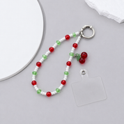 Strap para celular de cuentas con cerezas