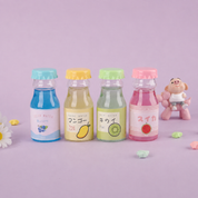 Slime de jugo de frutas en botella
