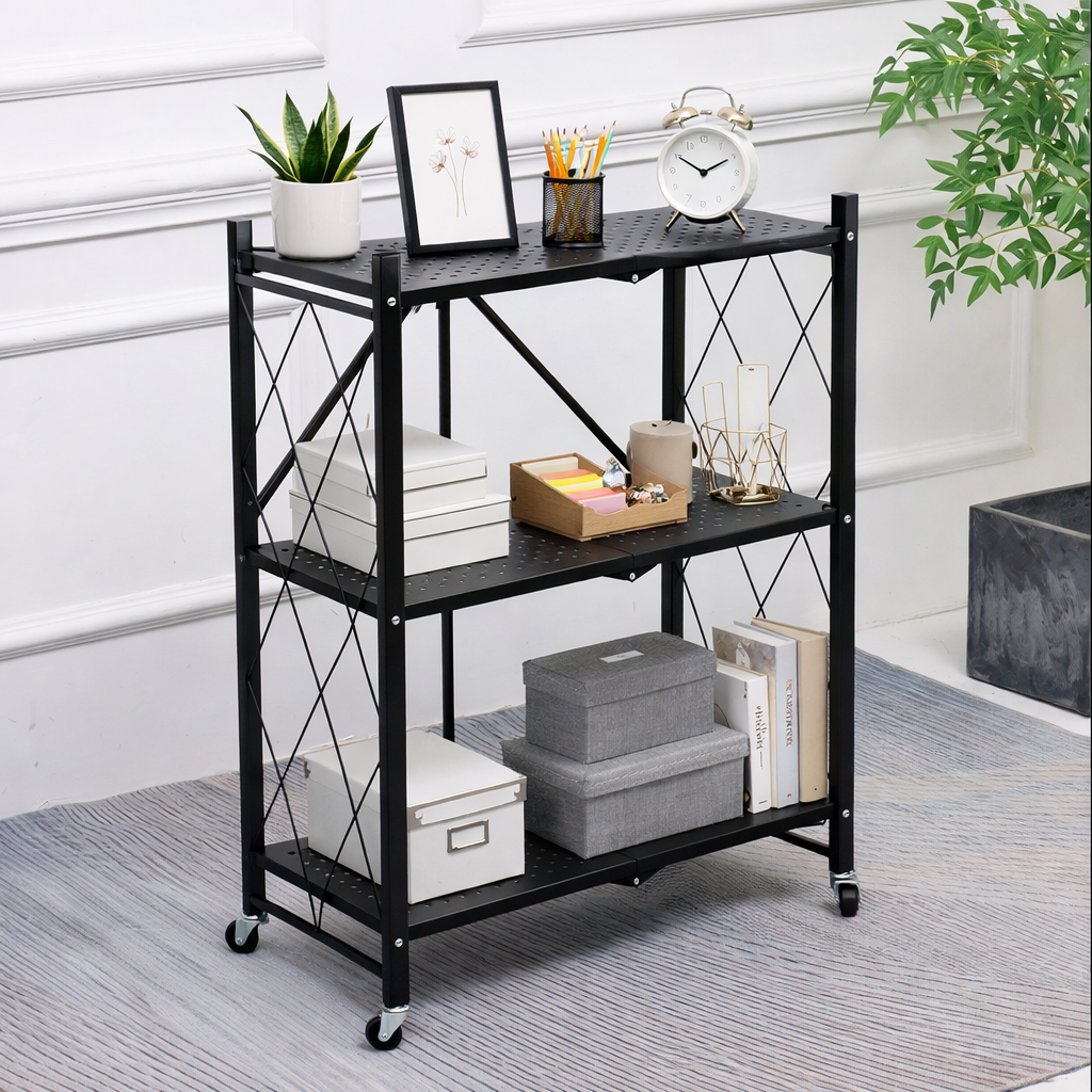 Carrito organizador de 3 niveles con ruedas - Dressygt