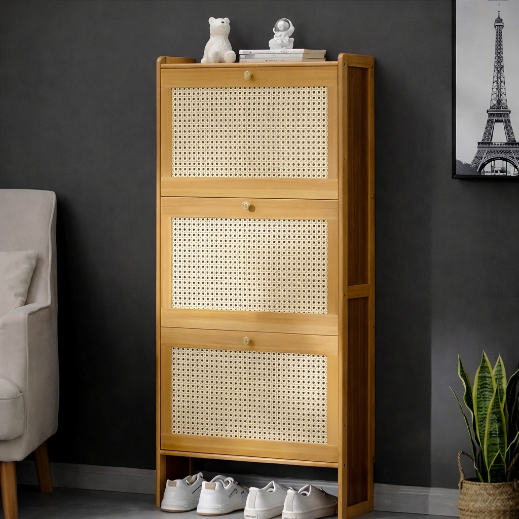 Zapatera vertical con puertas de rejilla - Dressygt