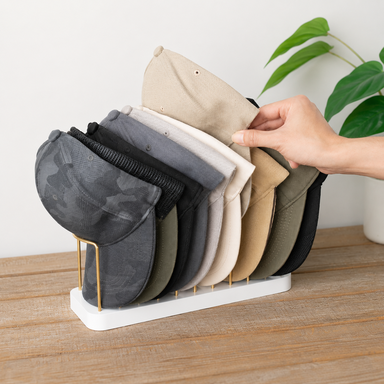 Organizador de gorras
