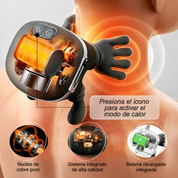 Masajeador de cuello eléctrico con terapia de calor