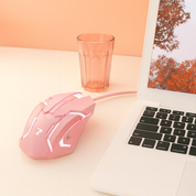 Mouse con luz led