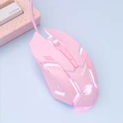 Mouse con luz led