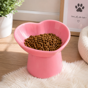 Comedero elevado para gatos