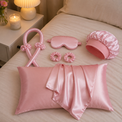 Set de satín para cabello de 6 piezas