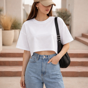 Crop top con abertura en la espalda - Dressygt