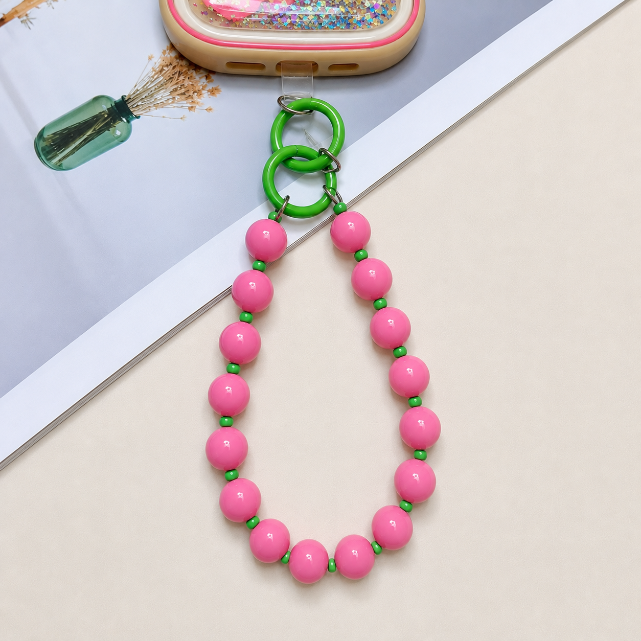 Strap corto para celular de perlas - Dressygt