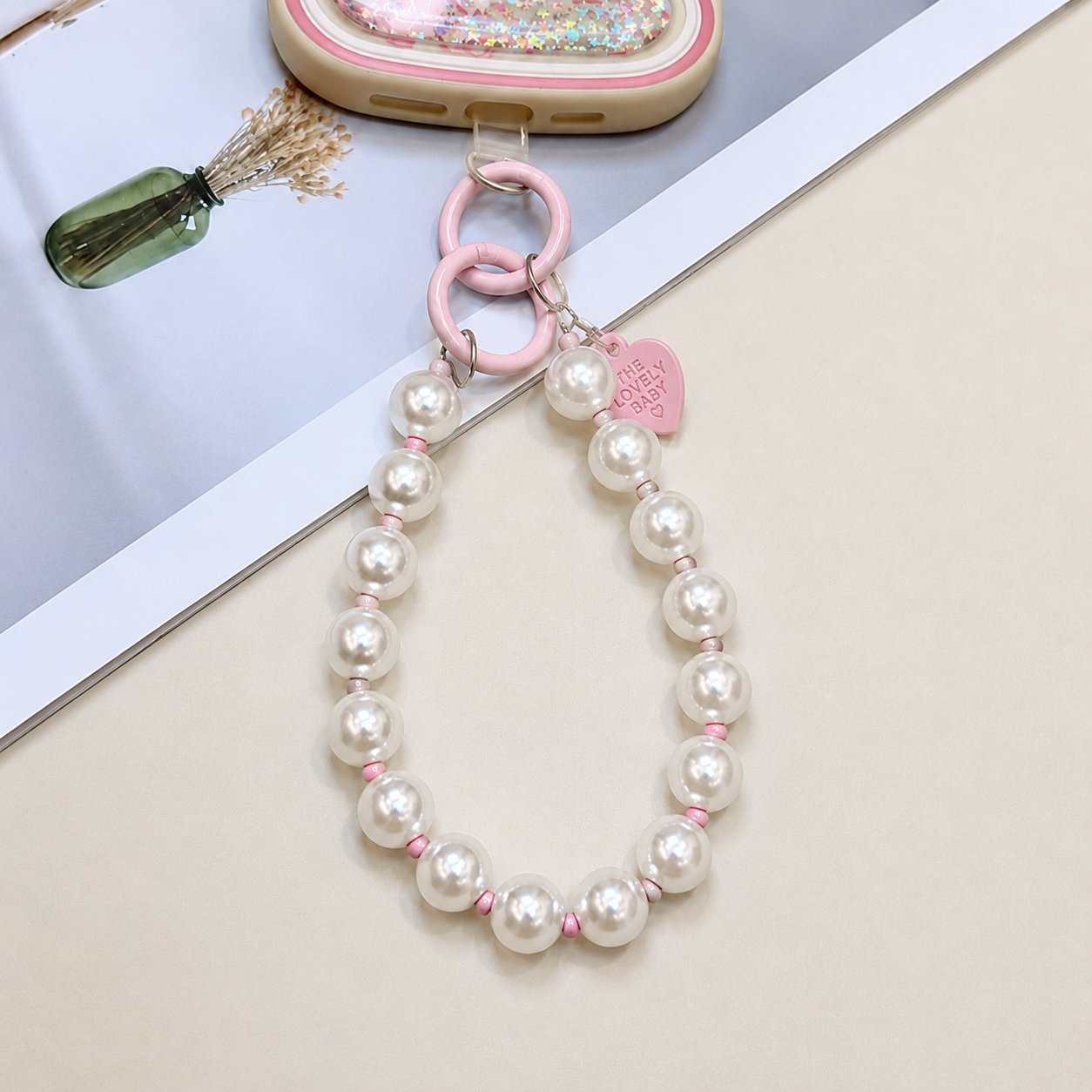 Strap corto para celular de perlas - Dressygt