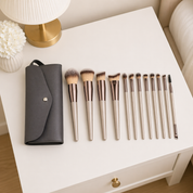 Set de 14 brochas de maquillaje con estuche - Dressygt