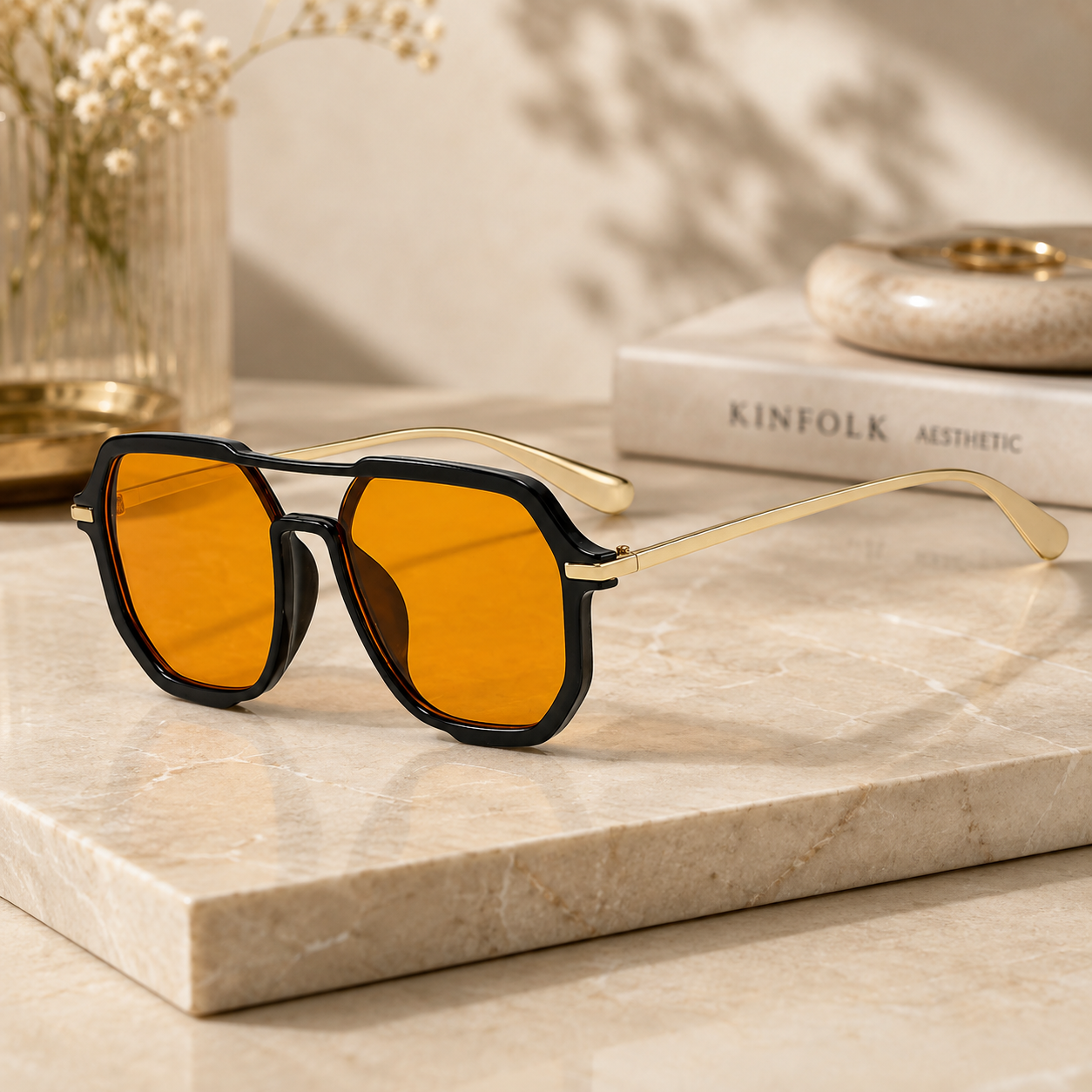 Lentes de sol tipo aviador