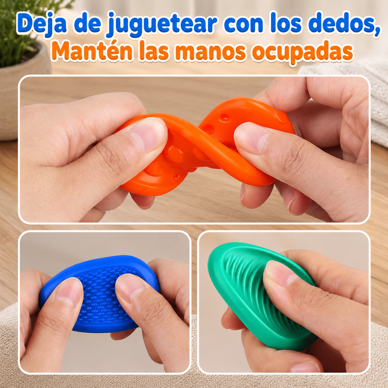 Set de juguetes sensoriales de mano