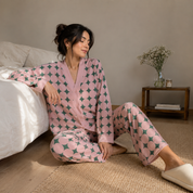 Pijama de mujer manga larga de dos piezas
