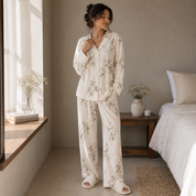 Pijama de mujer manga larga de dos piezas