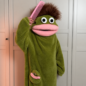 Pijama enteriza de personaje verde